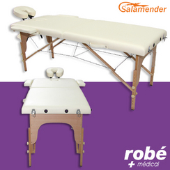 Une table de massage en bois – Robé médical